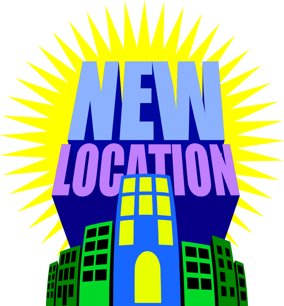 Finally The Time Has Come For More Locations In The - We Moved To New Location (982x1057), Png Download