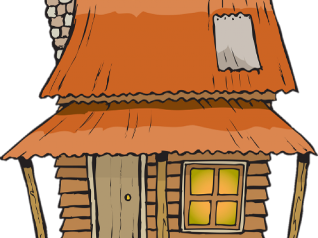 Shack Clipart Cottage - Poor House Clip Art (640x480), Png Download
