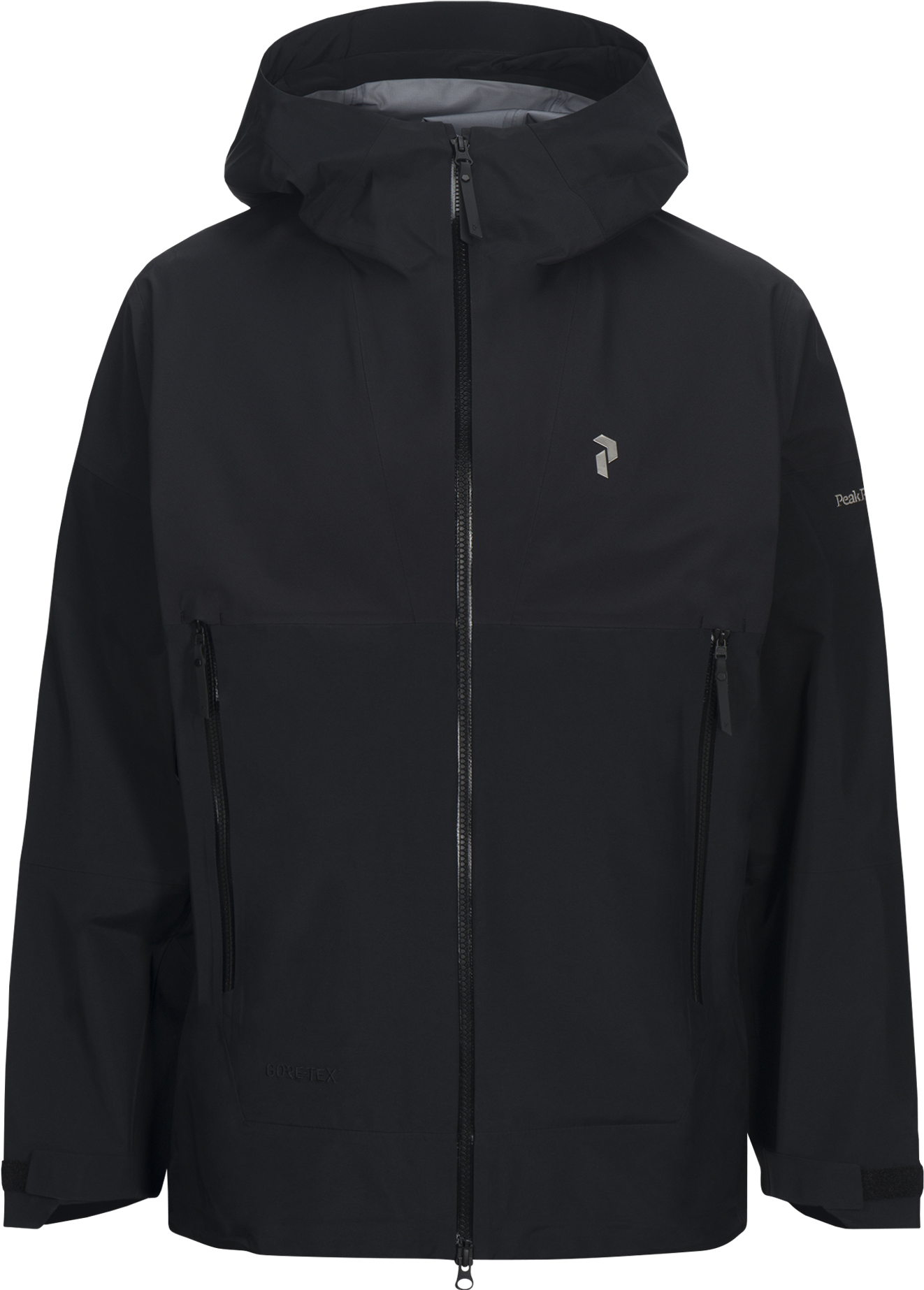 Men's Mondo Gore-tex Outdoor Jacket Black (1500x2000), Png Download