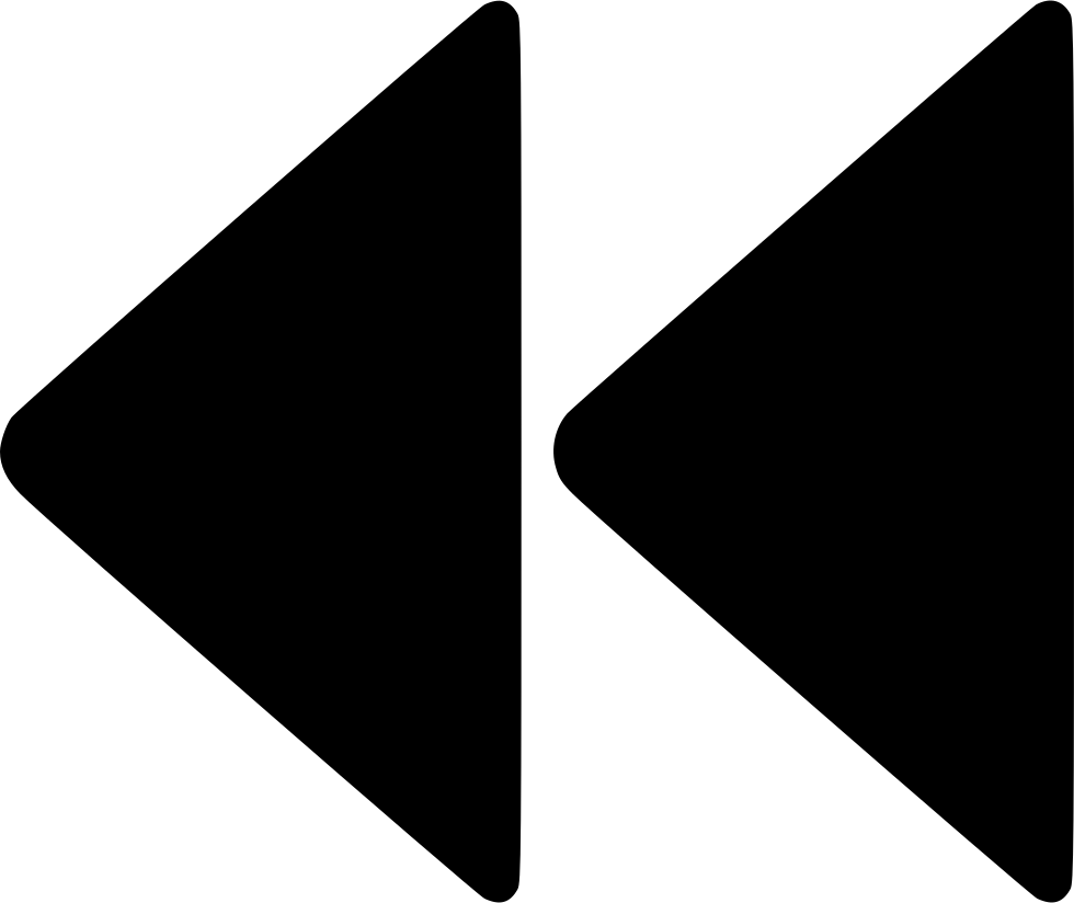 Png File - Rewind Symbol Transparent Background (980x824), Png Download