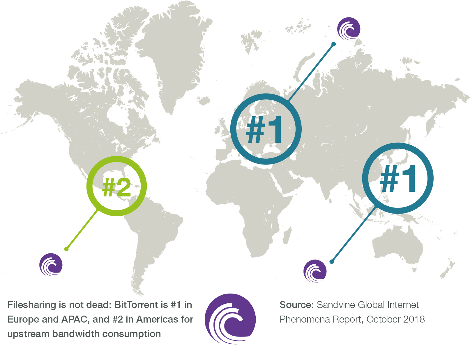 Bittorrent Graphic - World Map (1723x1231), Png Download
