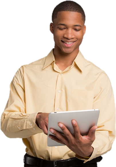 Corrected Young Black Man - Young Black Person Png (800x592), Png Download