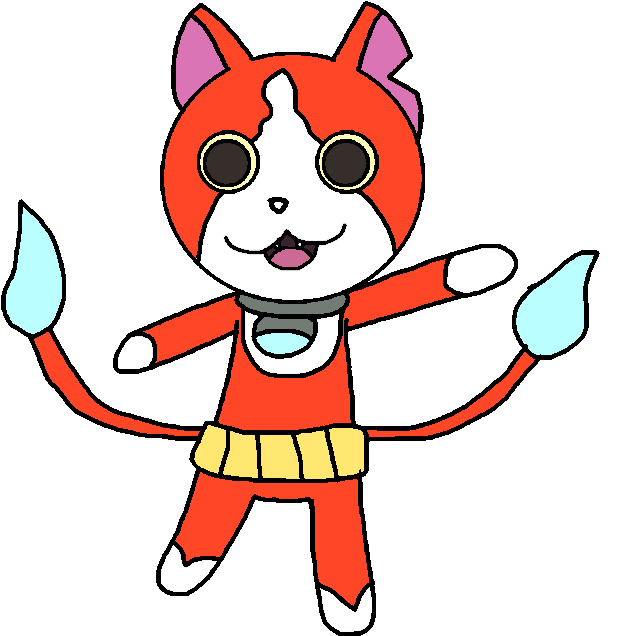 Image Free Stock Jibanyan By Narlina - Cartoon (638x687), Png Download