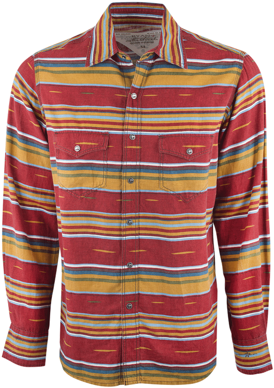 Ryan Michael Serape Western Shirt - Sweater (544x800), Png Download