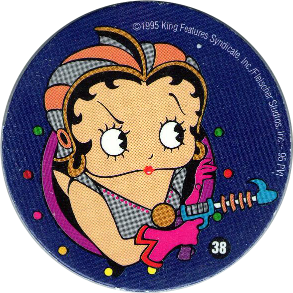 Betty Boop 38 Space Betty Boop - Cartoon (600x600), Png Download