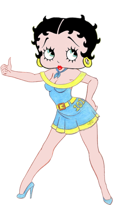 Betty Boop Tattoos, Betty Boop Pictures, Helen Kane, - Betty Boop Hello (496x701), Png Download