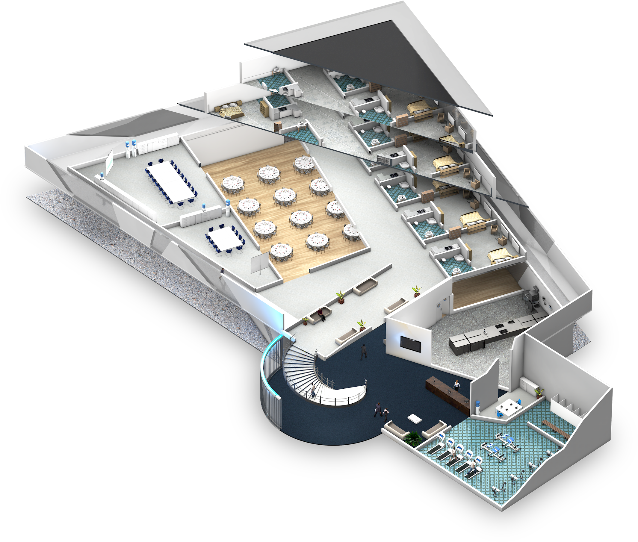 Daikin Hotel - Hotels Ventilation System Pdf (2349x1925), Png Download