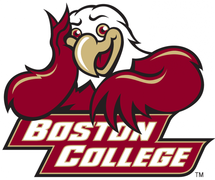 Boston College Eagles Iron On Stickers And Peel-off - Boston College Gay Eagle (750x930), Png Download