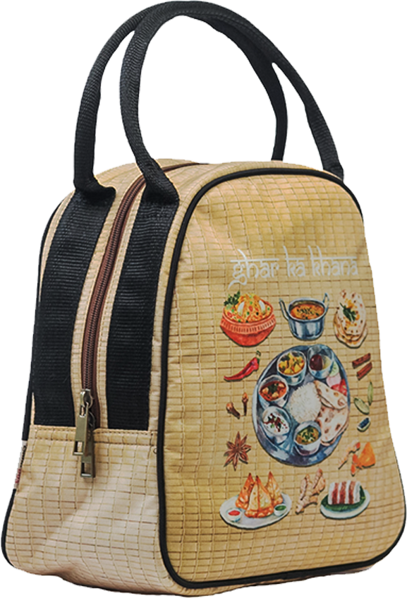 Ghar Ka Khana Lunch Bag - Tote Bag (577x847), Png Download