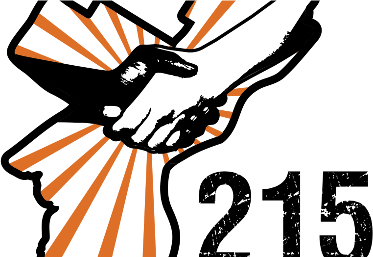 Philadelphia Sits At A Crossroads - 215 People's Alliance Logo (980x523), Png Download