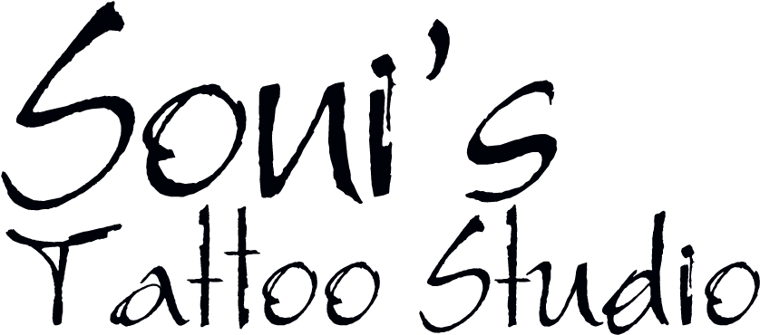 Soni's Tattoo - Calligraphy (886x419), Png Download