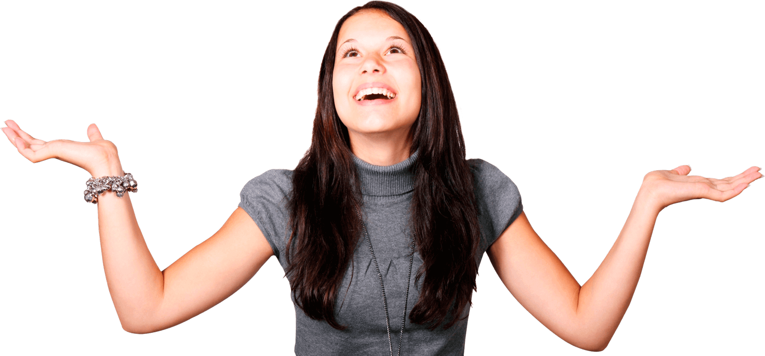 Girl - Bargain Shopping (1560x726), Png Download