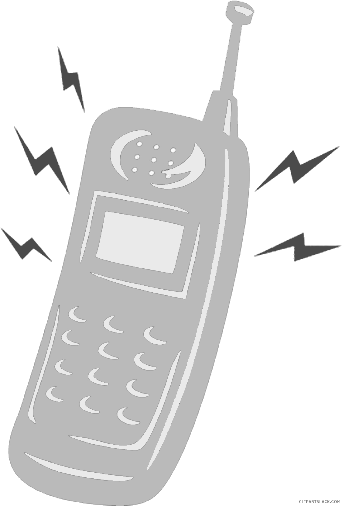 Svg Royalty Free Clipartblack Com Tools Free Black - Ringing Cell Phone Clipart (1133x1667), Png Download