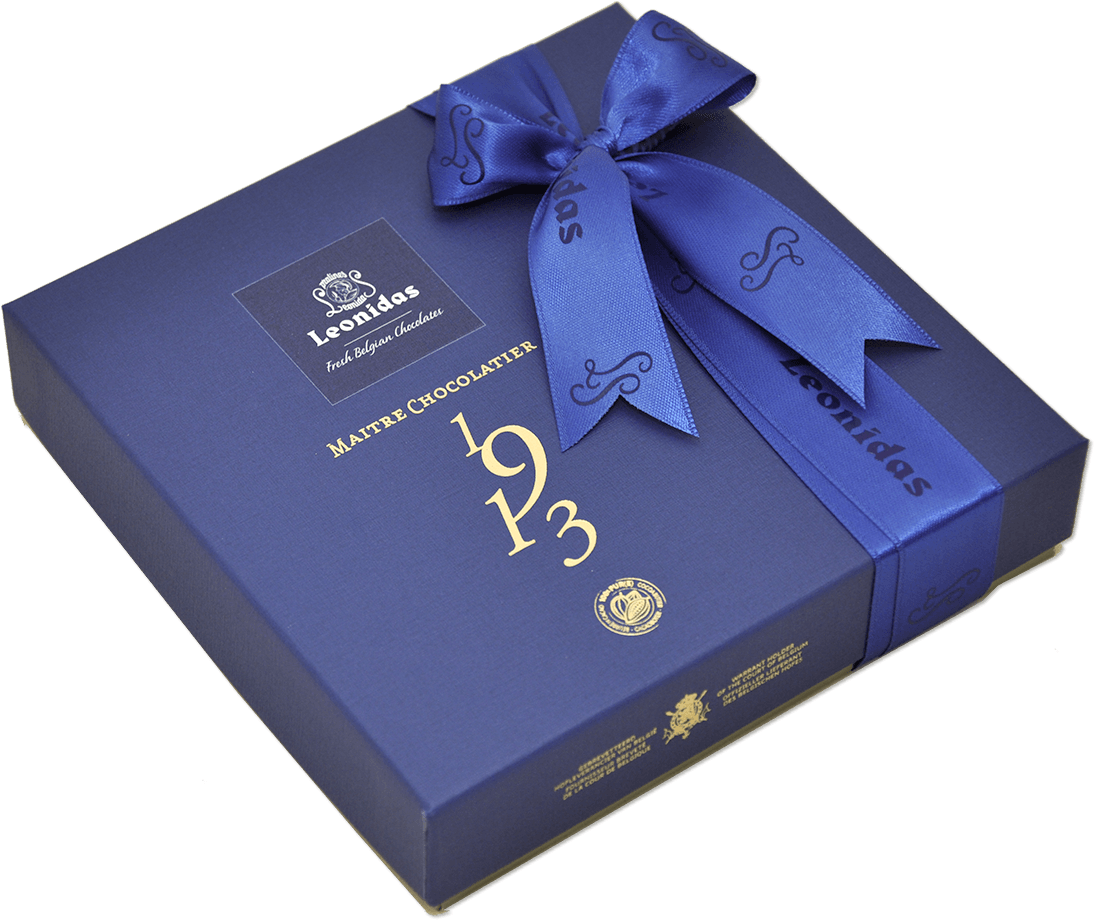 Small Blue Signature Gift Box - Box (1200x966), Png Download