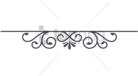 Free Png Download Border Line Design Png Png Images - Calligraphy (850x524), Png Download