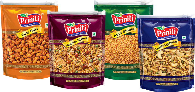 Indian Traditional Namkeen - Namkeen Priniti Chips (870x540), Png Download