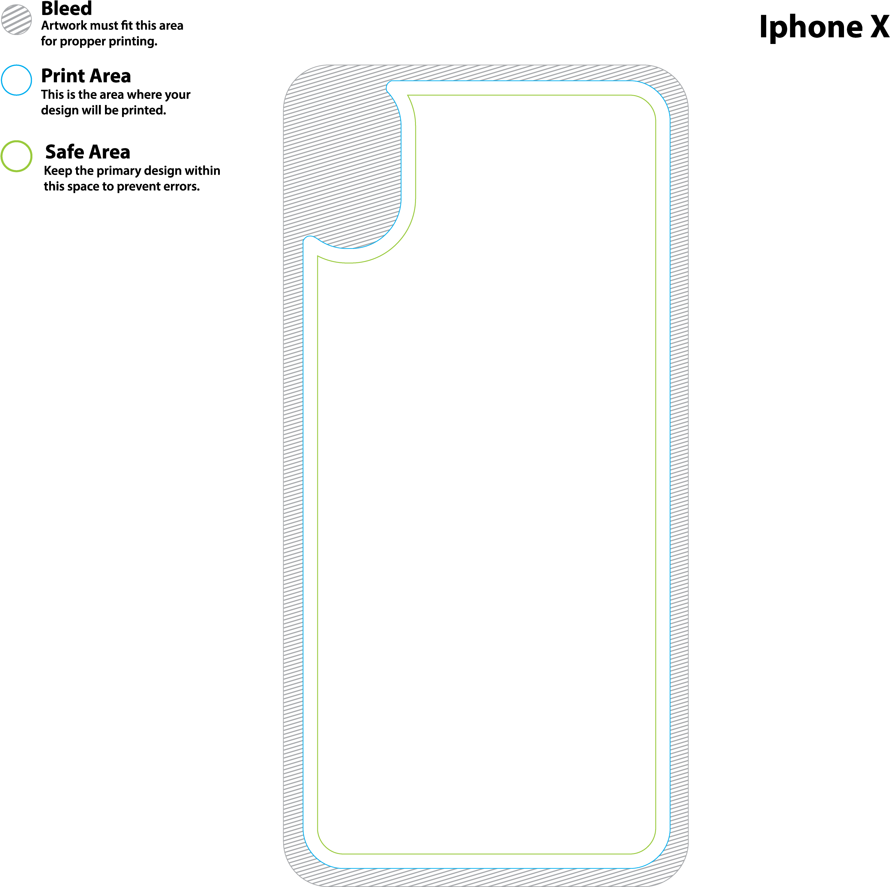Iphone X Case - Diagram (3500x3500), Png Download