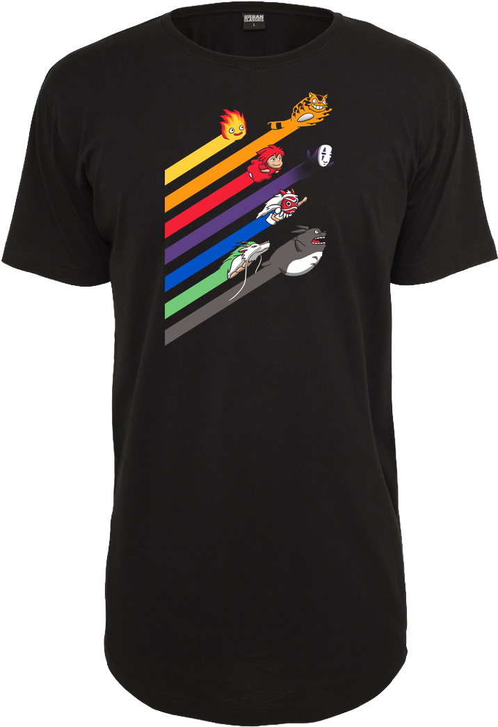 Vincent Trinidad Anime Streak T-shirt Urban Classics (1044x1044), Png Download