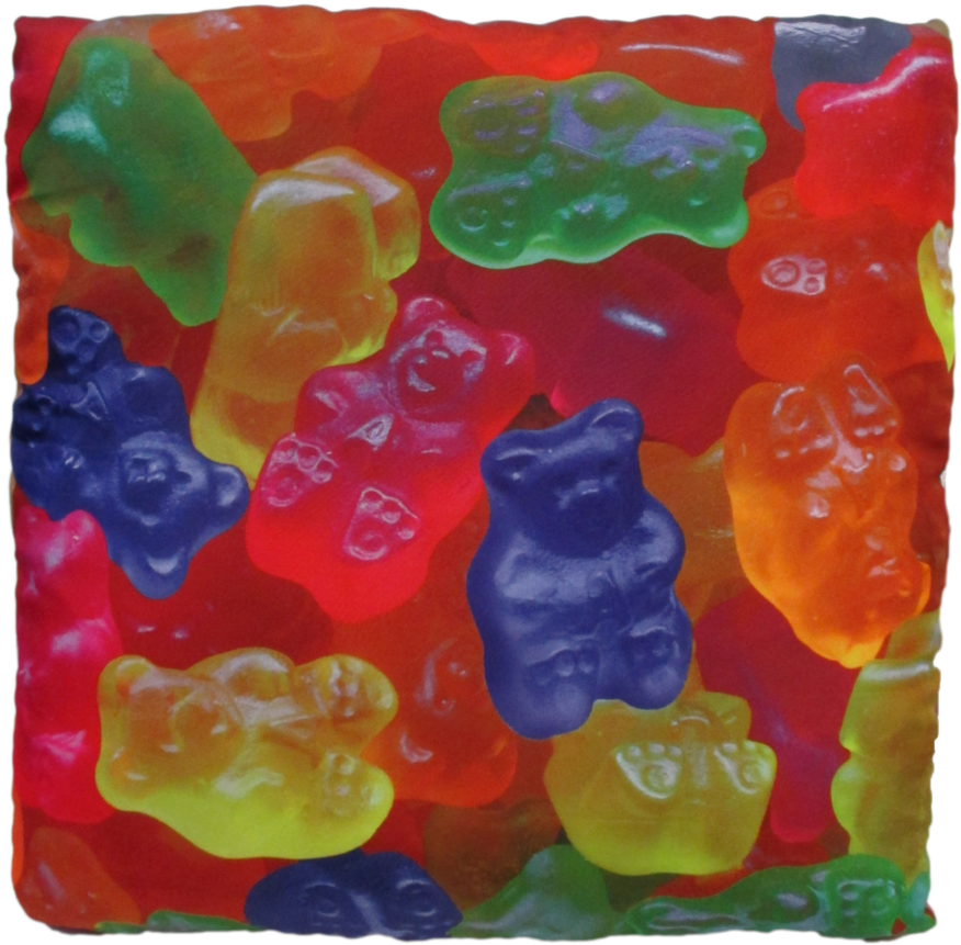 Gummy Bear Autograph Pillow - Gummy Bear (979x1000), Png Download