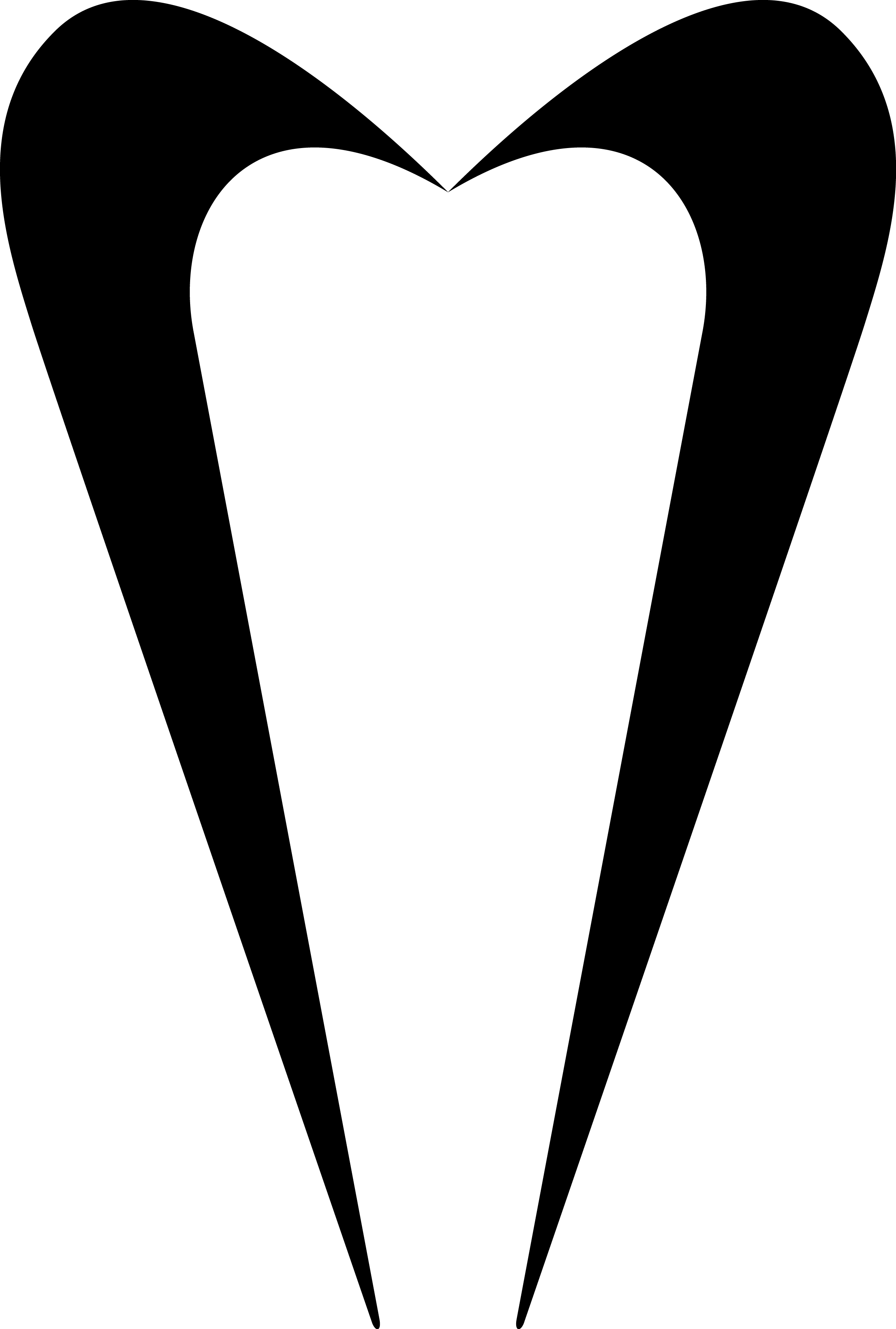 Nike Logo Clipart Nikee (2300x3411), Png Download