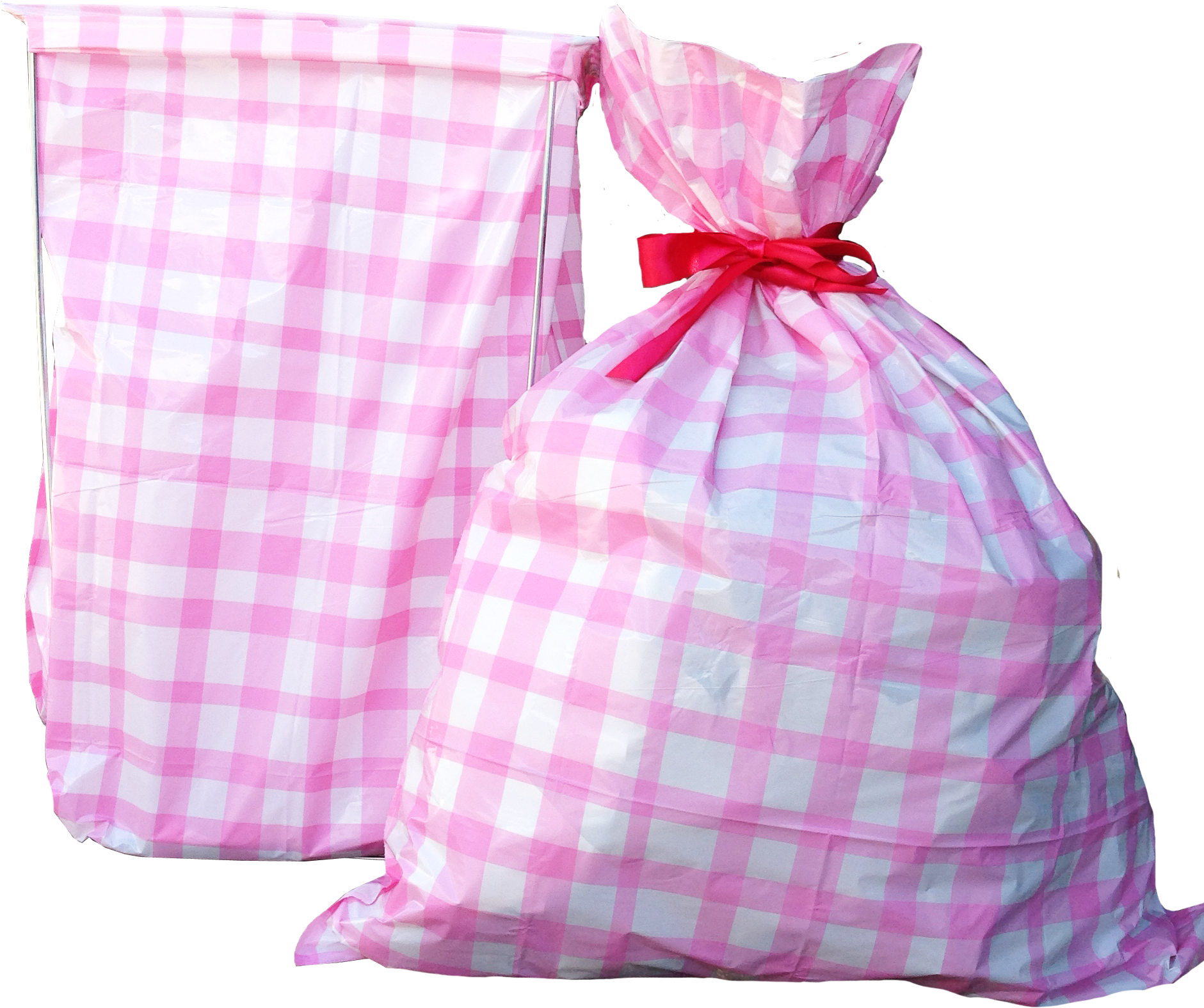 Pink Gingham, Yard, Patio, Garten, Outdoor, Court Yard, - Tartan (1936x2592), Png Download