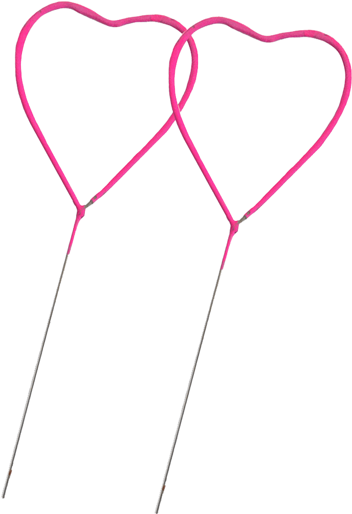 12 Inch Gold Heart Shape Sparklers - Heart (1200x1200), Png Download
