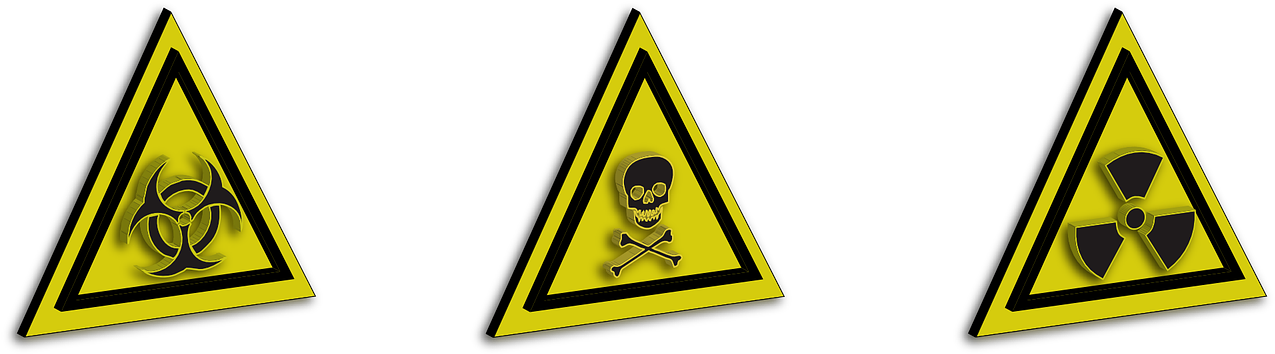 Biohazard Toxic Contaminative - Imagenes De Contaminantes Png (1280x640), Png Download