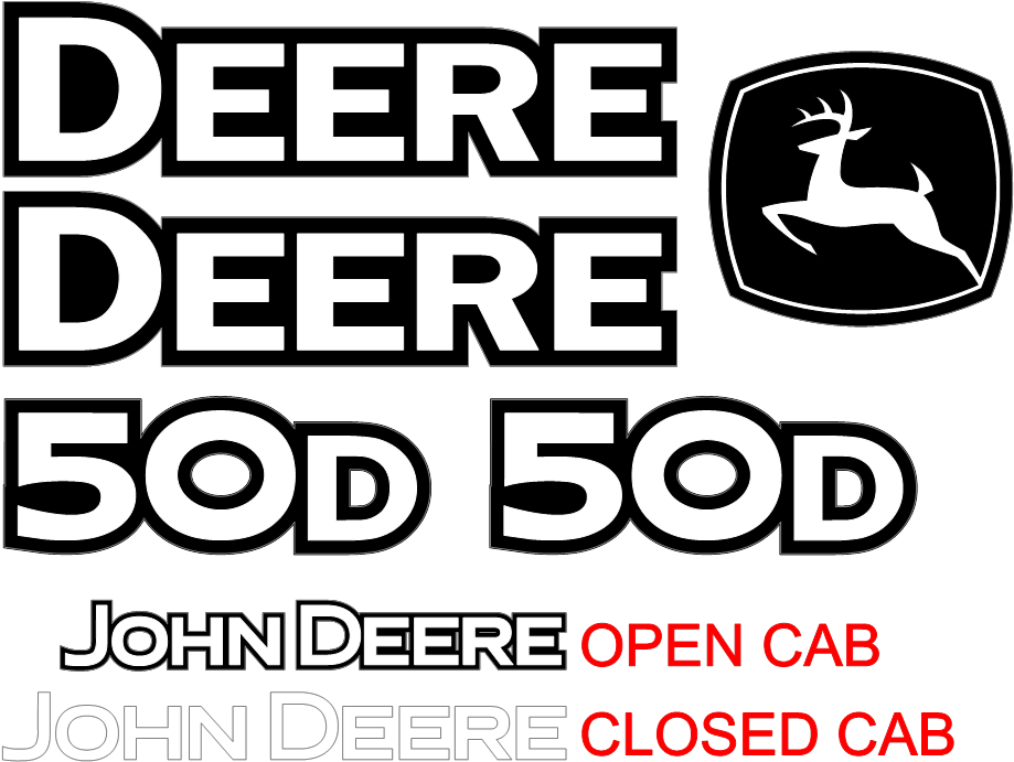 John Deere 50d Logo (929x702), Png Download