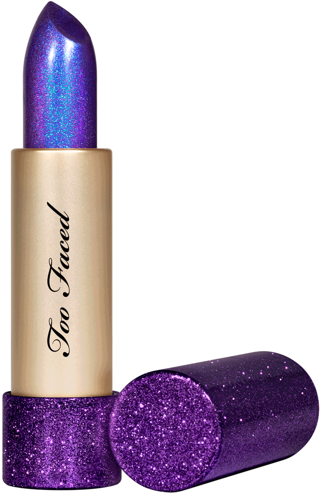 Metallic Indigo Lipstick With Glitter - Too Faced Too Too Hot (1200x961), Png Download