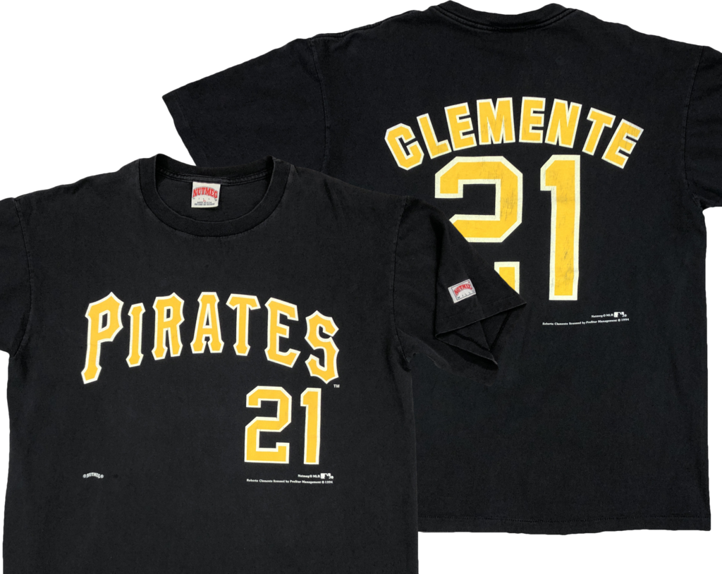 Vintage Nutmeg Pittsburgh Pirates Roberto Clemente - Pittsburgh Pirates (1024x814), Png Download