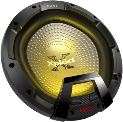 Subwoofer Sony Con Led (1000x1000), Png Download