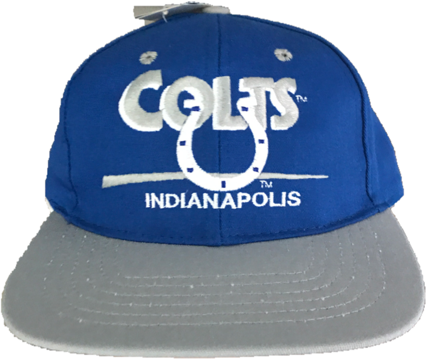 Clearance Indianapolis Colts Vintage Snapback Hat 25248 - Baseball Cap (1024x974), Png Download
