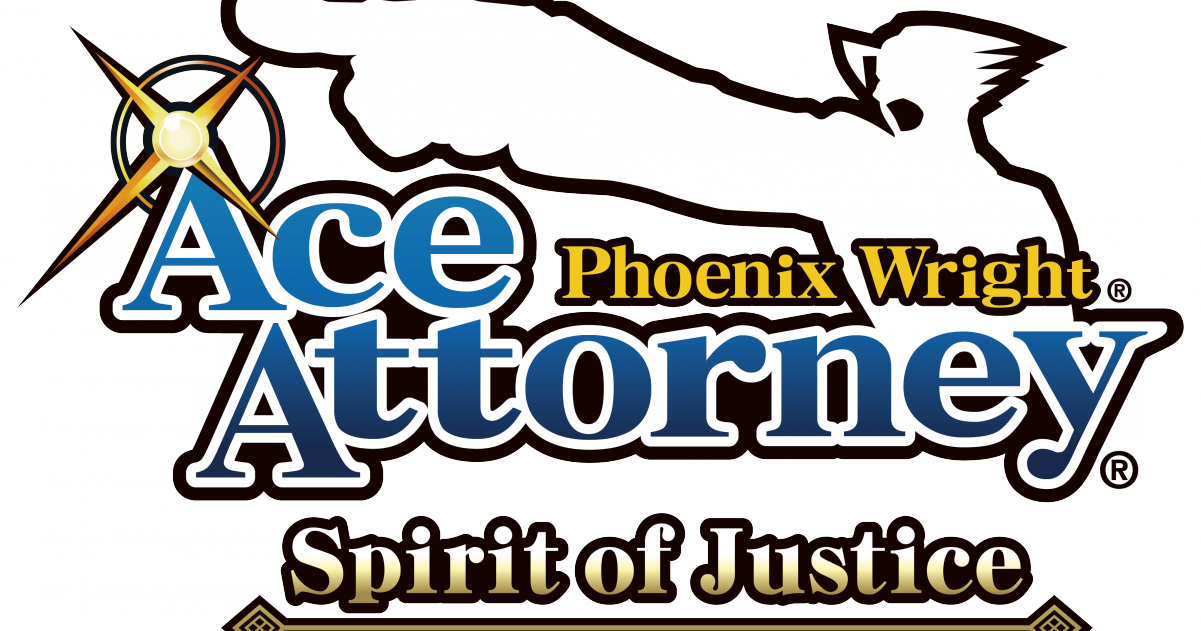 Ace Attorney Spirit Of Justice Now Available On Mobile - Phoenix Wright Spirit Of Justice Logo (1201x631), Png Download