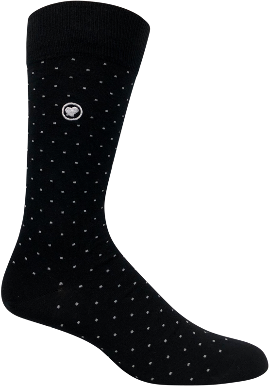 Polka Dots Dress Socks For Men - Sock (900x1200), Png Download
