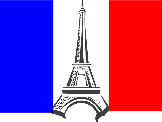 French Flag Clip Art (640x484), Png Download