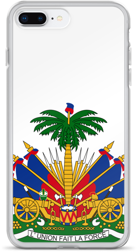 Load Image Into Gallery Viewer, Haitian White Iphone - Haiti Flag (1000x1000), Png Download