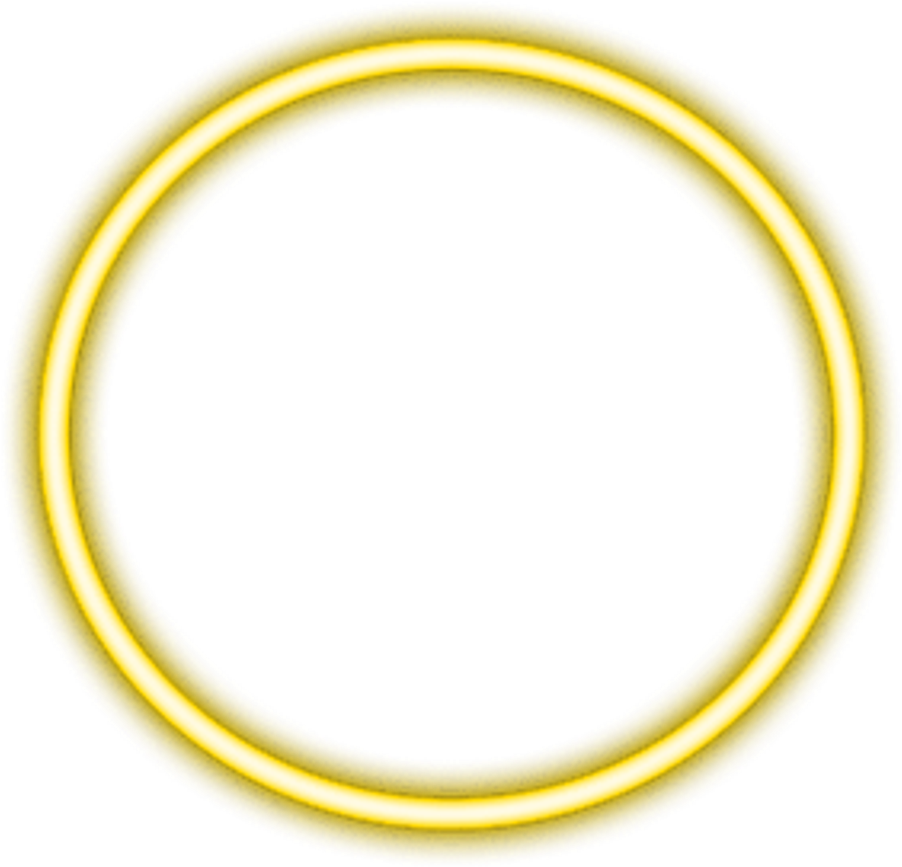 #yellow #neon #circle #border #png #freetoedit - Body Jewelry (1024x992), Png Download