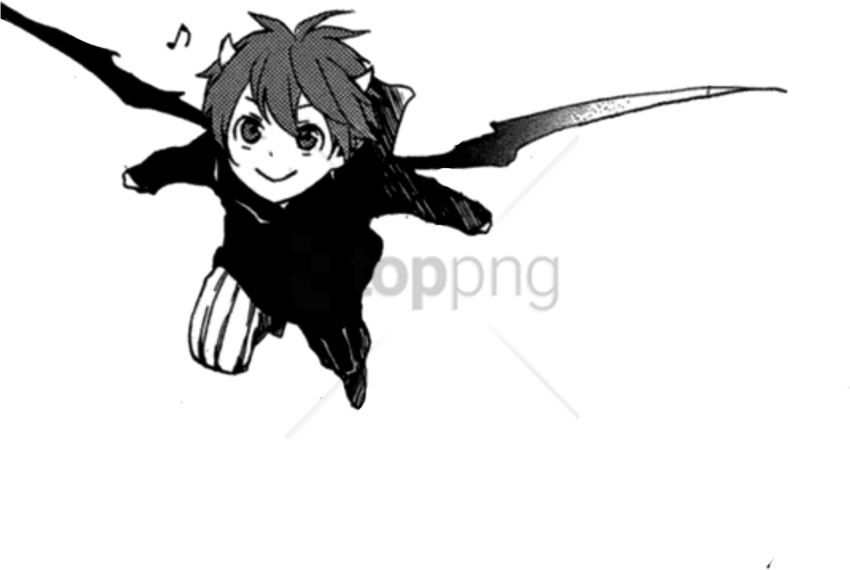 Free Png Anime Baby Demon Wings Png Image With Transparent - Cute Baby Demon Anime (850x570), Png Download