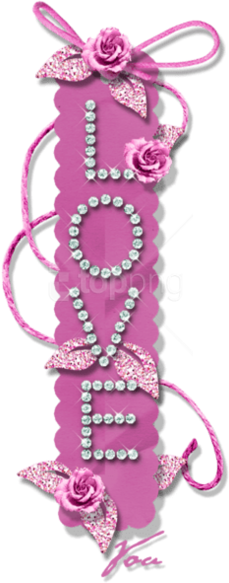 Free Png Download Pink Diamond Love Decor Png Images - Love Diamond Pink (480x1181), Png Download