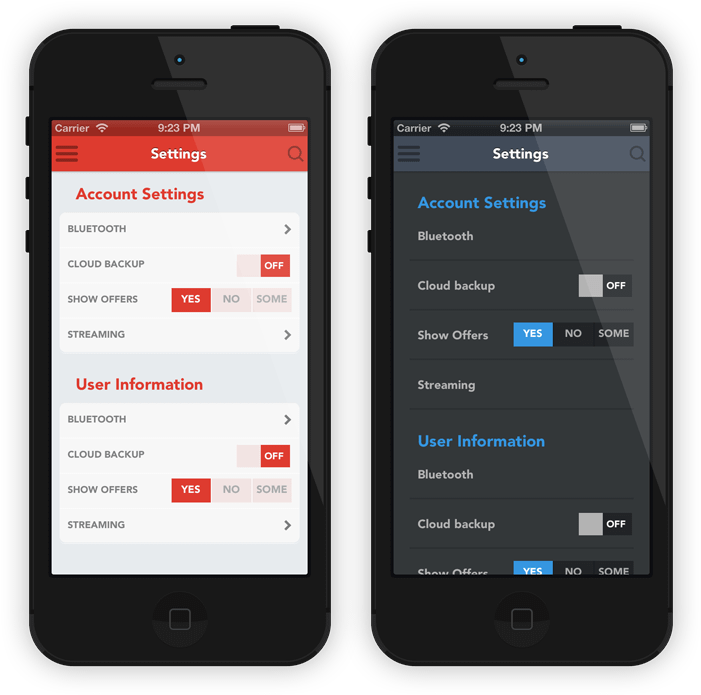 Flat Design Settings Iphone - Iphone (700x776), Png Download