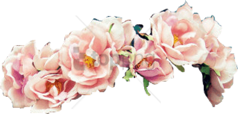 Free Png Transparent Flower Crown Png Png Image With - Corona De Flores Png (850x432), Png Download