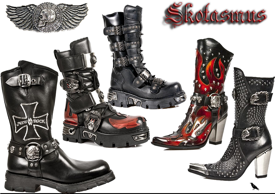 Produkte Newrock - New Rock Boots Men (945x680), Png Download