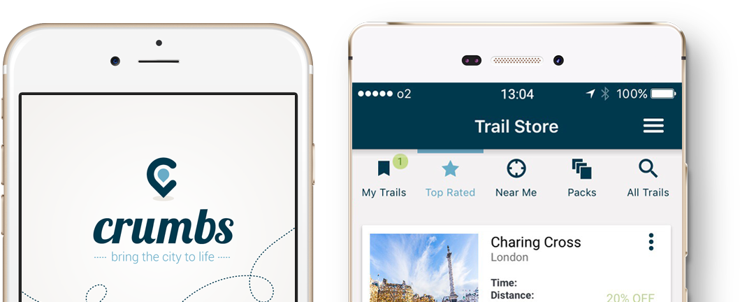 Download Phones - Crumb Trails (1128x431), Png Download