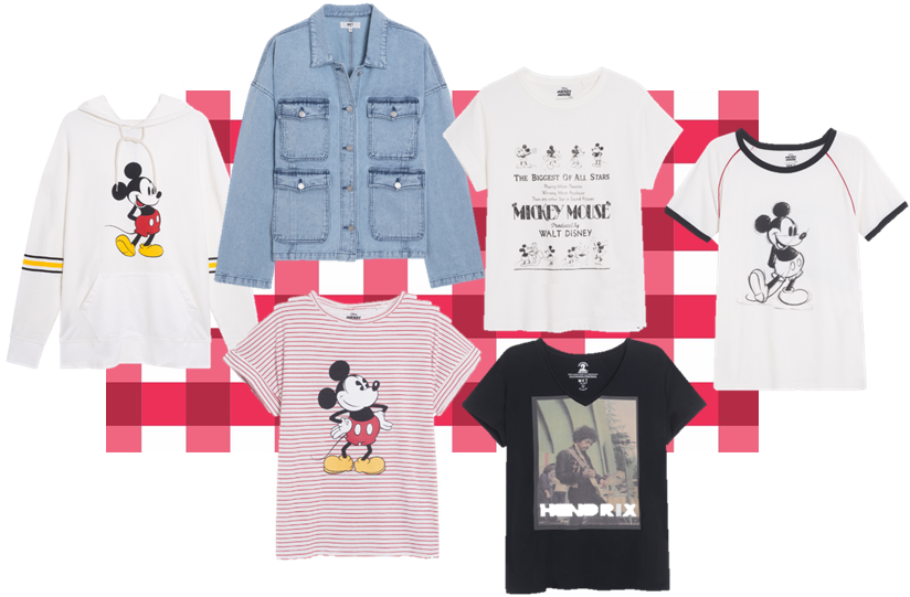 Disney & Mkt's Mickey Mouse 90 Anniversary Clothing - Aircraft (824x541), Png Download