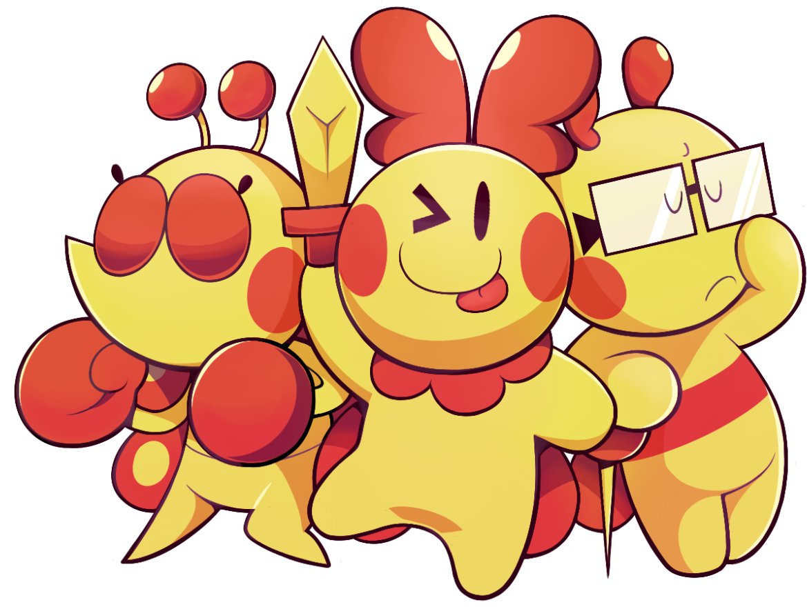 Some Characters From Creepy Castle~ - Creepy Castle Moth And Butterfly (1280x906), Png Download