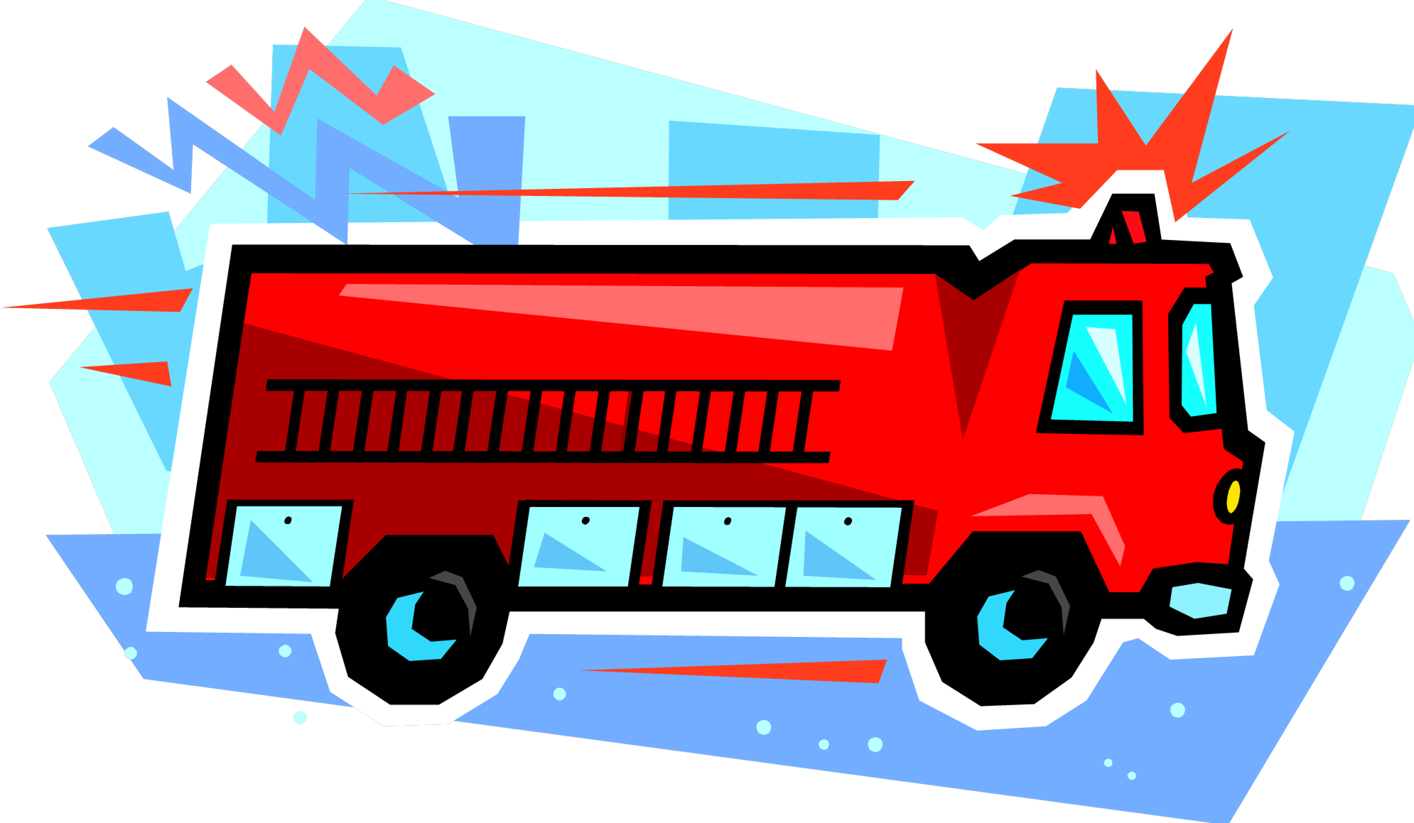 Clipart Black And White Stock Drill Clipart Emergency - Emergency Drill (1990x1159), Png Download