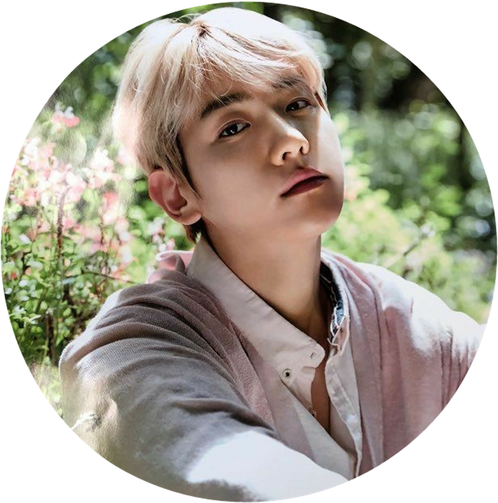 #baekhyun #circle #exo #baek - Exo X Nature Republic Bromide (1024x1024), Png Download