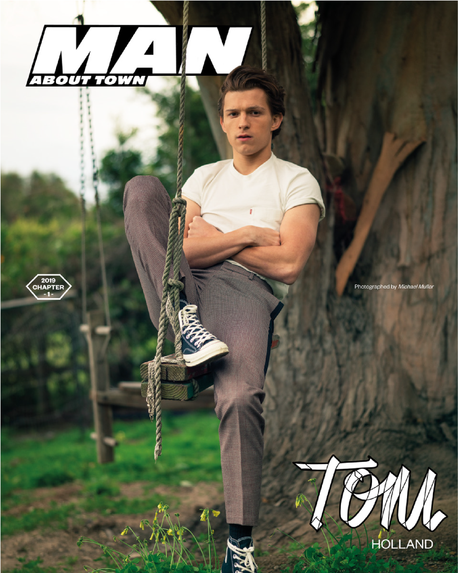***pre-order*** Tom Holland Covers Man About Town - Album Cover (2000x2000), Png Download