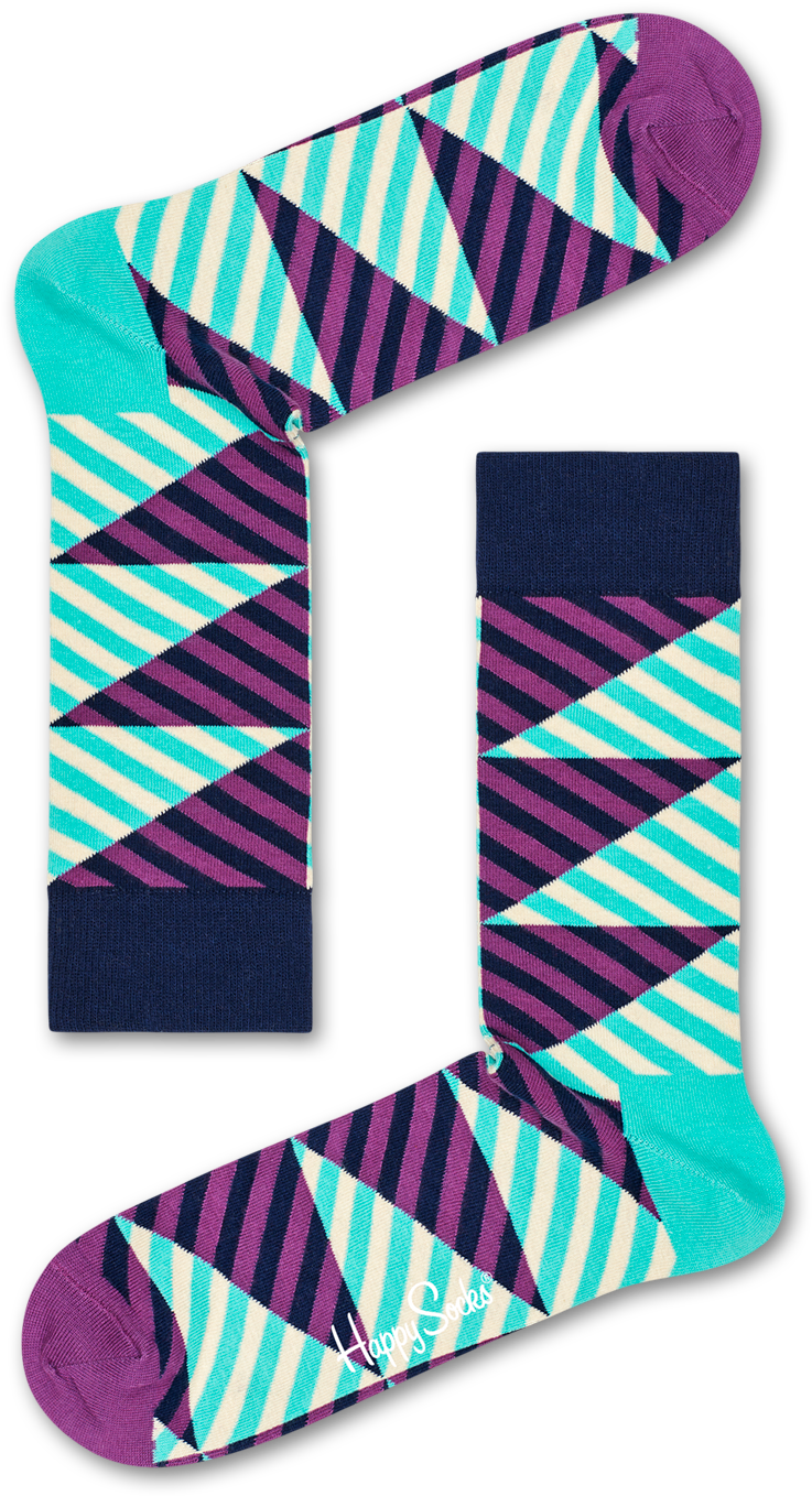 Happy Socks Diagonal Stripe (1012x1422), Png Download