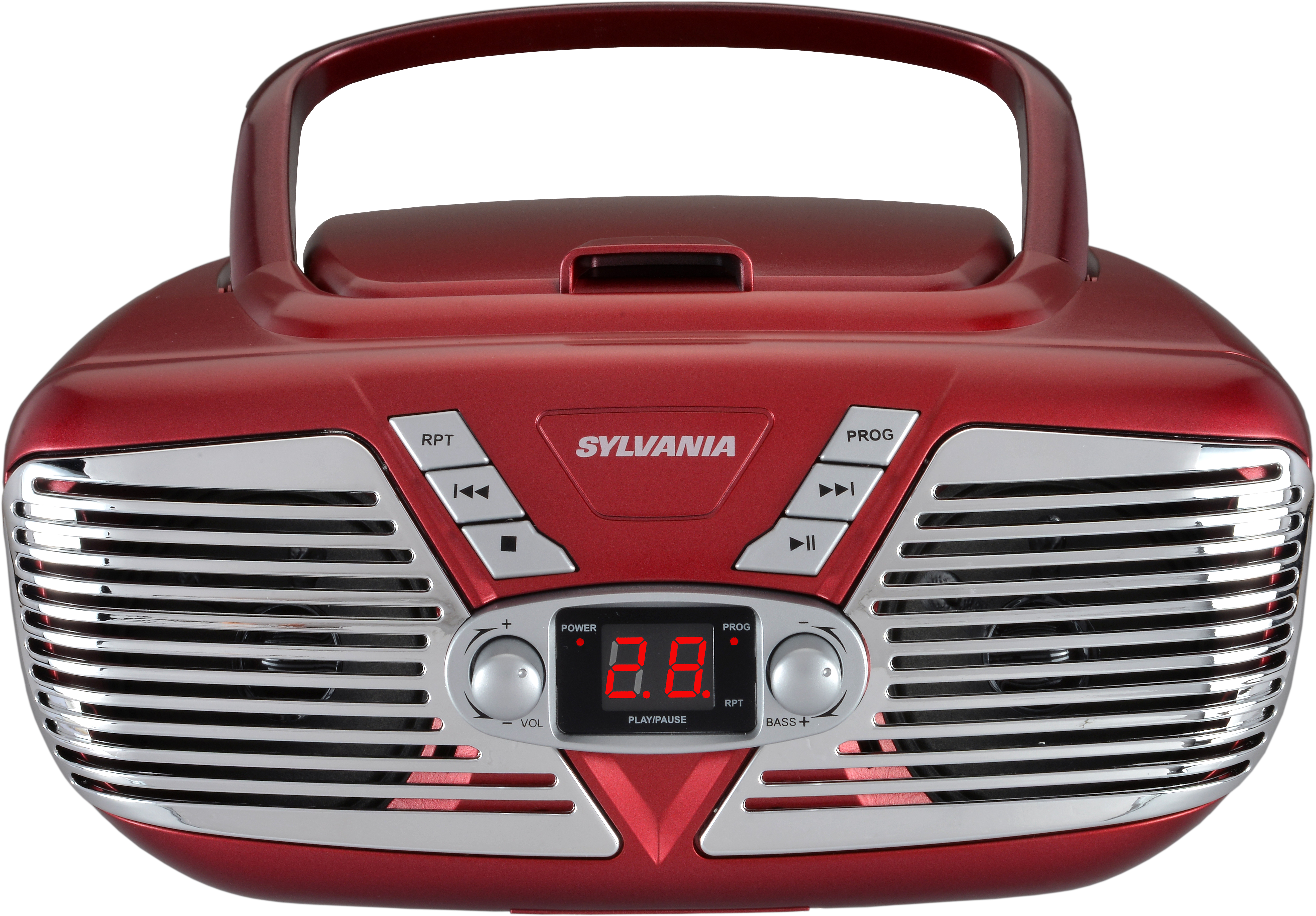 Sylvania Srcd211 Portable Cd Boombox With Am/fm Radio, (6341x4183), Png Download